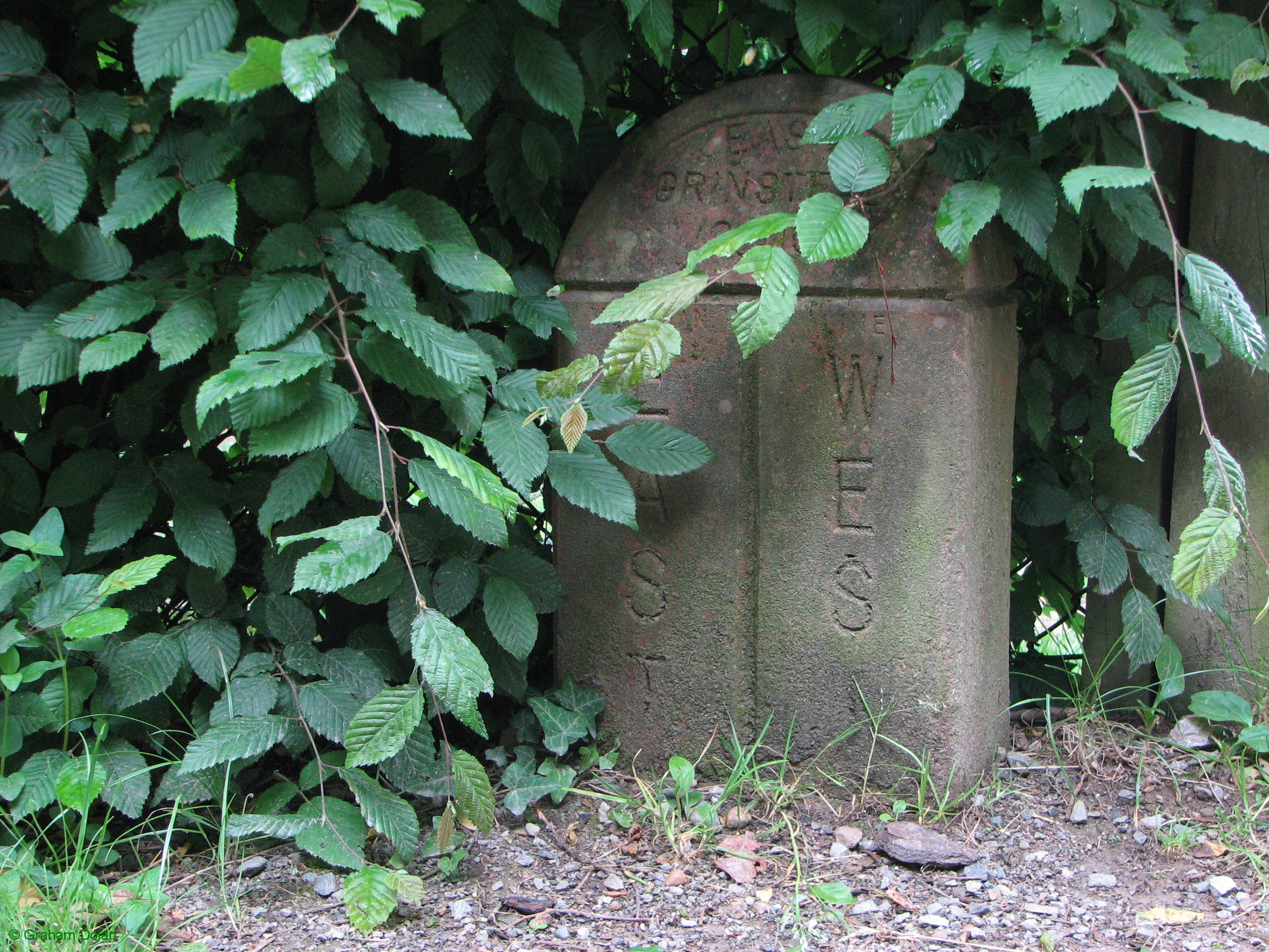 Greenwich Meridian Marker; England; West Sussex; East Grinstead